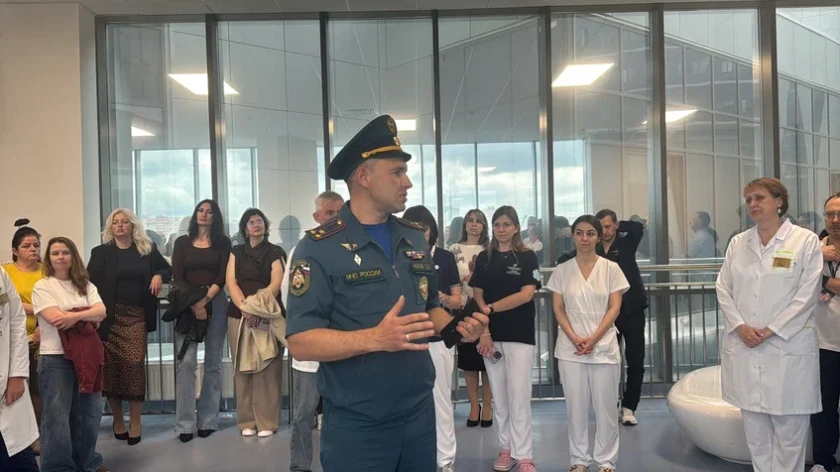 Действия при пожаре отработали в центре имени Рошаля в Красногорске в ходе масштабной тренировки
