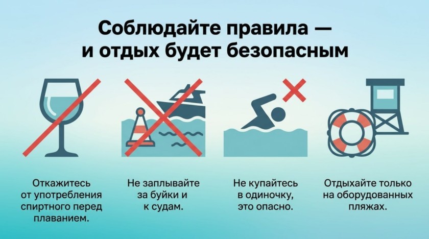 Пик жары - время быть особенно внимательными у воды!