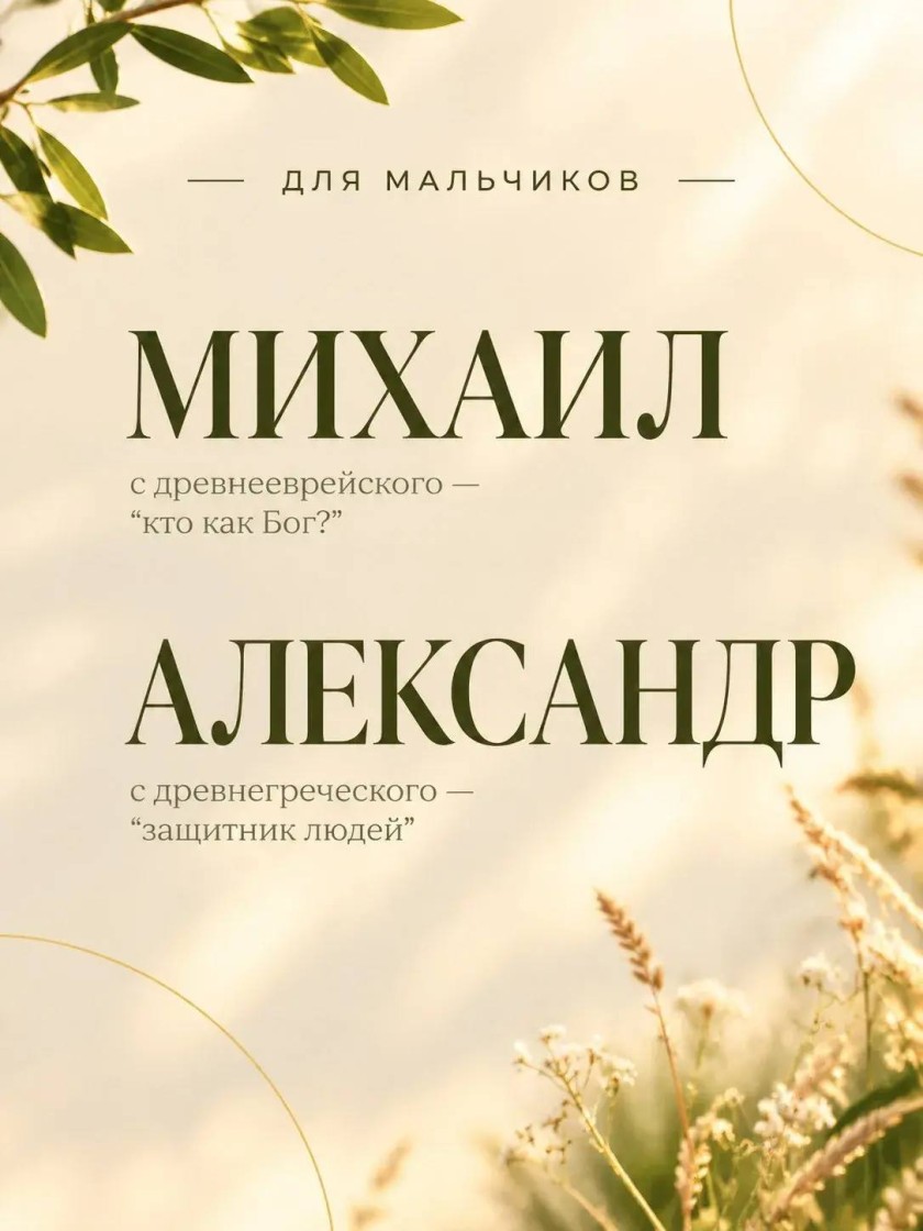 Топ самых популярных имен минувшего лета в Красногорске возглавили