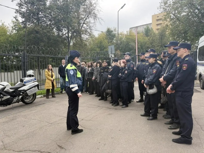 Один день из жизни полиции: студенты Красногорска узнали о службе изнутри