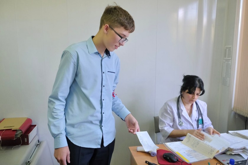 В лицее №4 продолжается вакцинация от гриппа