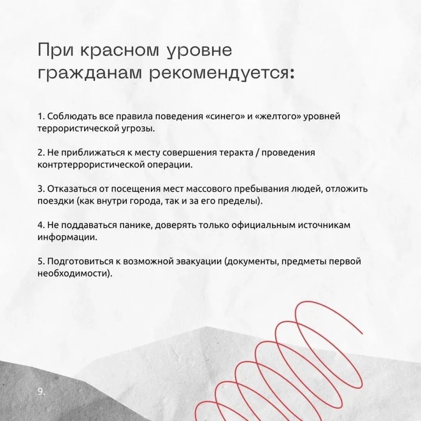 Уровень террористической опасности — что это значит?