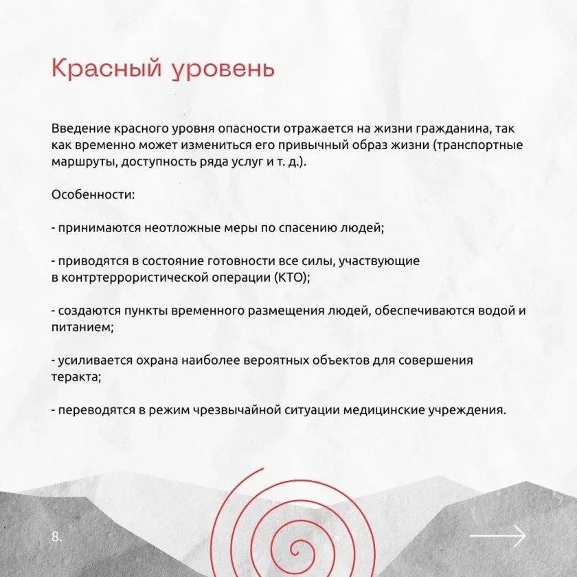 Уровень террористической опасности — что это значит?