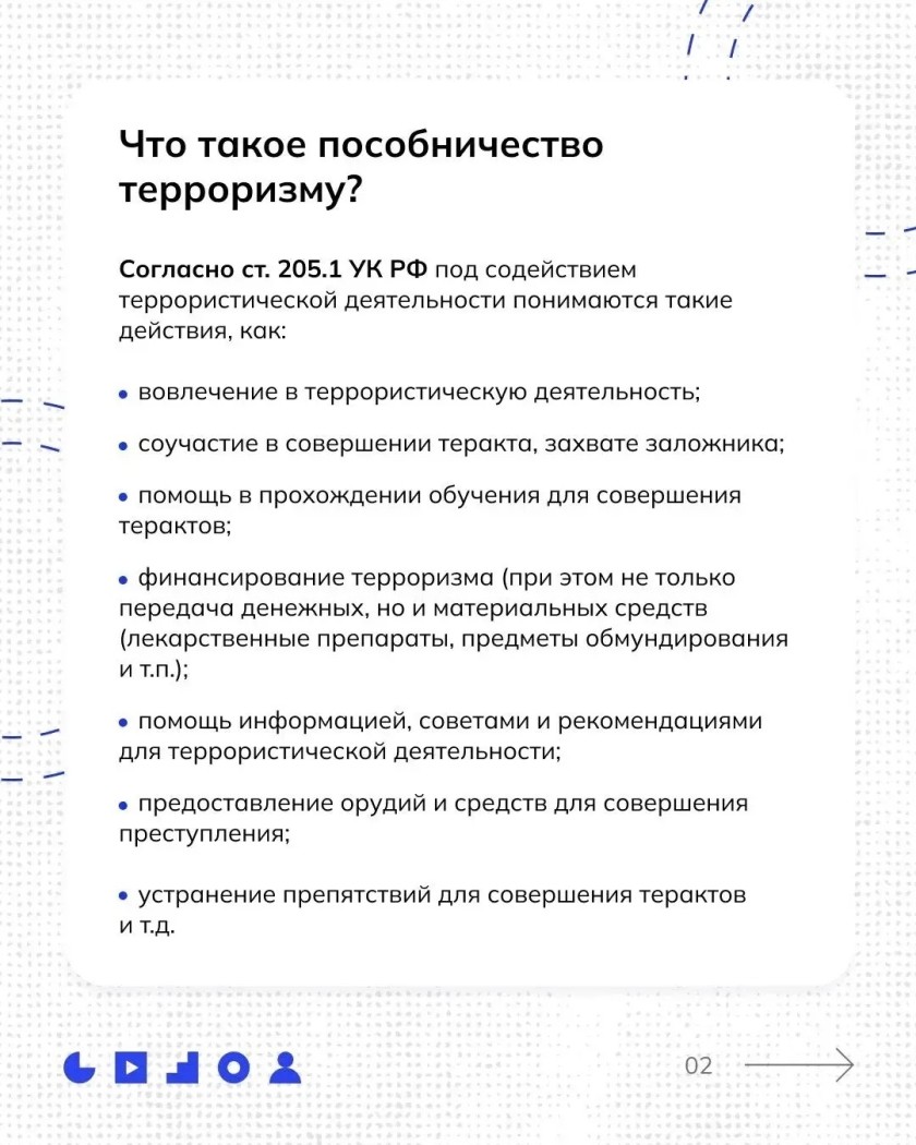 Пособничество терроризму: где проходит граница?
