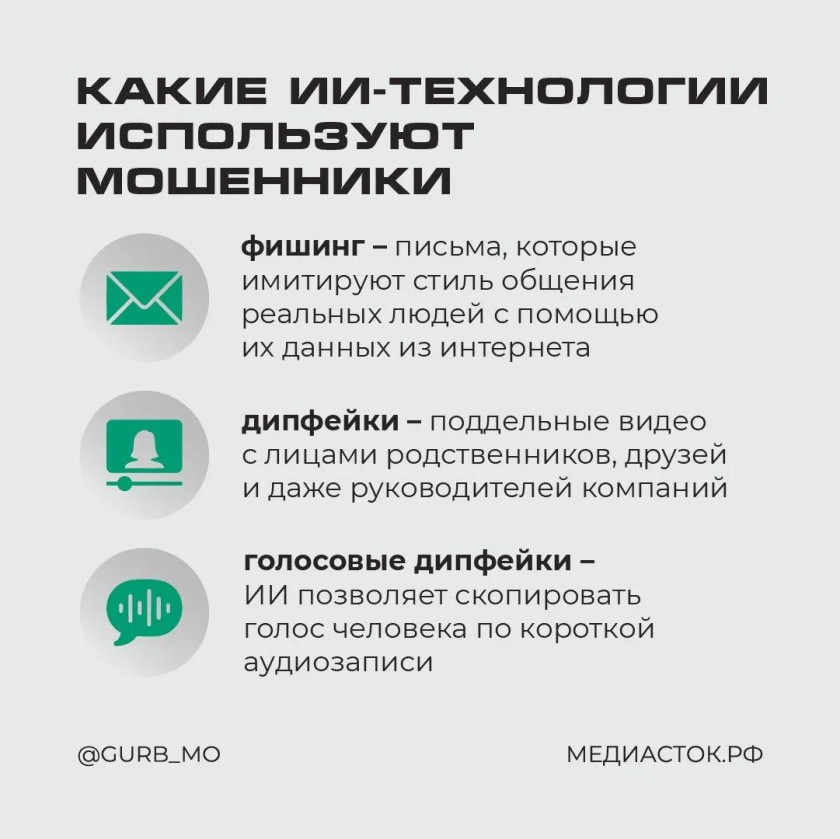 Мошенники используют нейросети для обмана граждан
