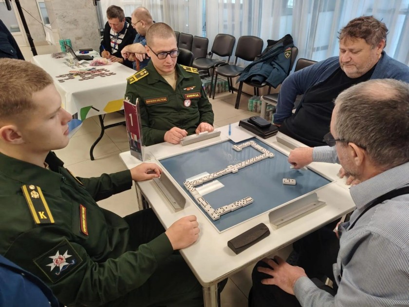 Более 60 спортсменов приняли участие в турнире по домино в Красногорске
