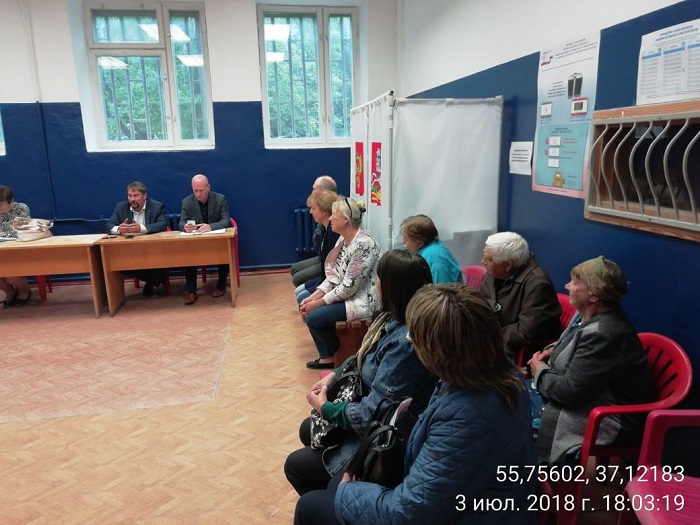 Встреча с жителями села Дмитровское