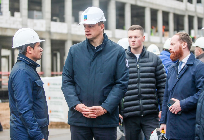 В Красногорском ЖК «Тетрис» приступили к строительству второго этажа образовательного комплекса