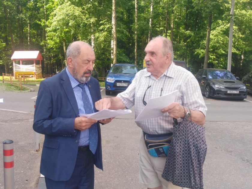 Член Общественной палаты Игорь Шпектор посетил Красногорск