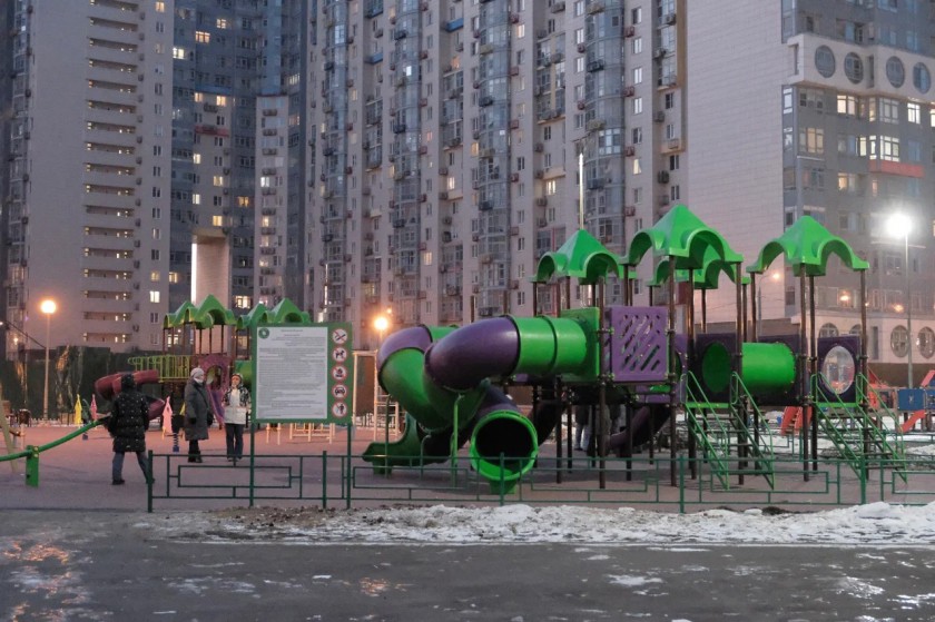 В Красногорске открыли две обновлённые детские площадки