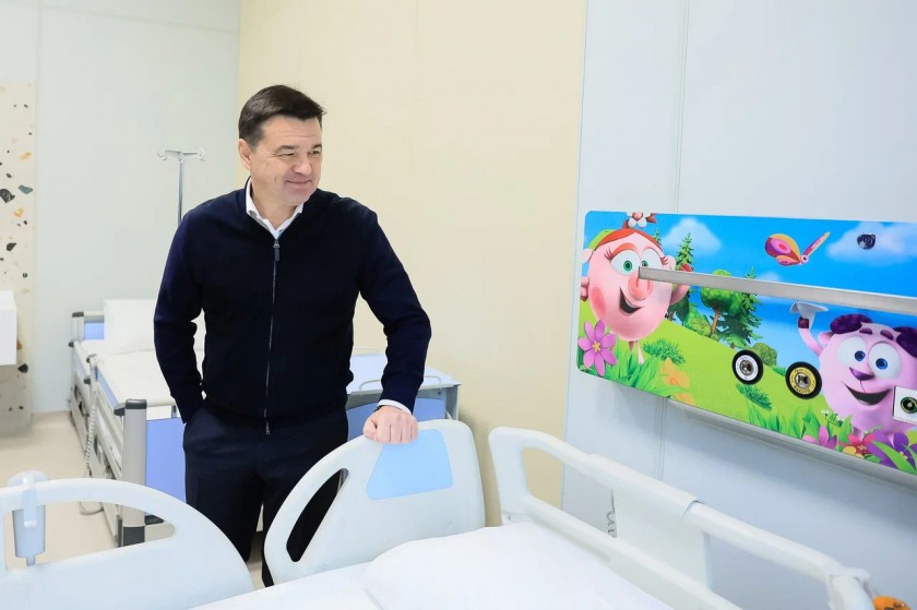Возведение детской областной больницы в Красногорске планируют завершить досрочно - весной 2024 года