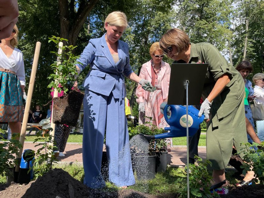 В Красногорске проходит «Фестиваль роз и ботанических затей»