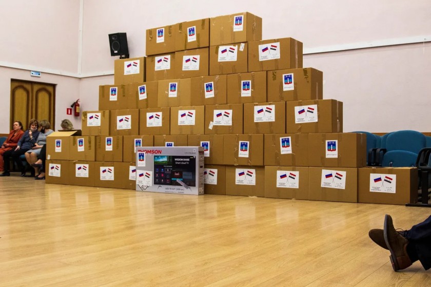 40 коробок гуманитарной помощи собрали детям Сирии в Красногорске
