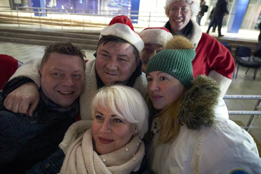 Группа "ЭКС-ББ" выступила на площади ДК"Подмосковье" в рамках фестиваля "Рождественская звезда"