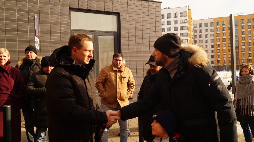 Глава Красногорска совершил рабочую поездку в ЖК «Ильинские луга»
