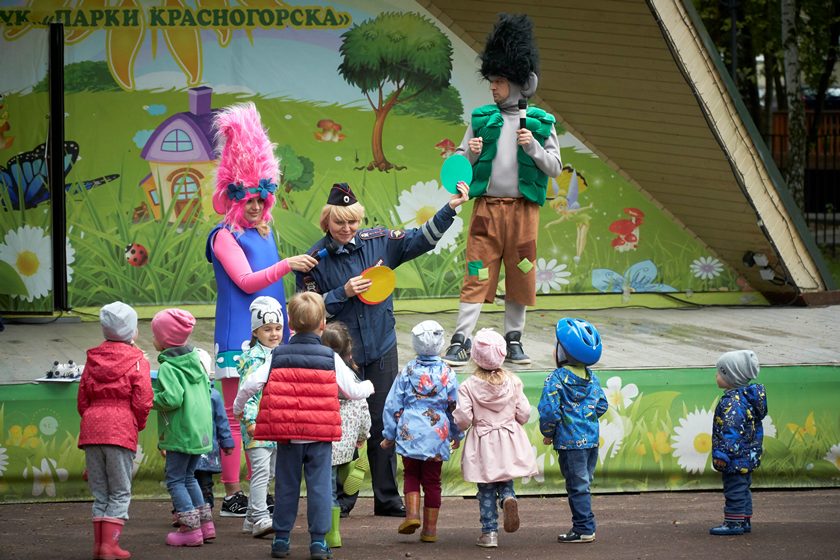 За «Безопасность детства» выступили сотрудники ГИБДД Красногорска