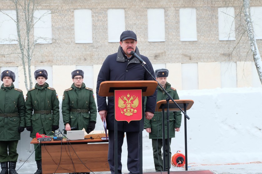 В Красногорске провели митинг в честь Дня инженерных войск