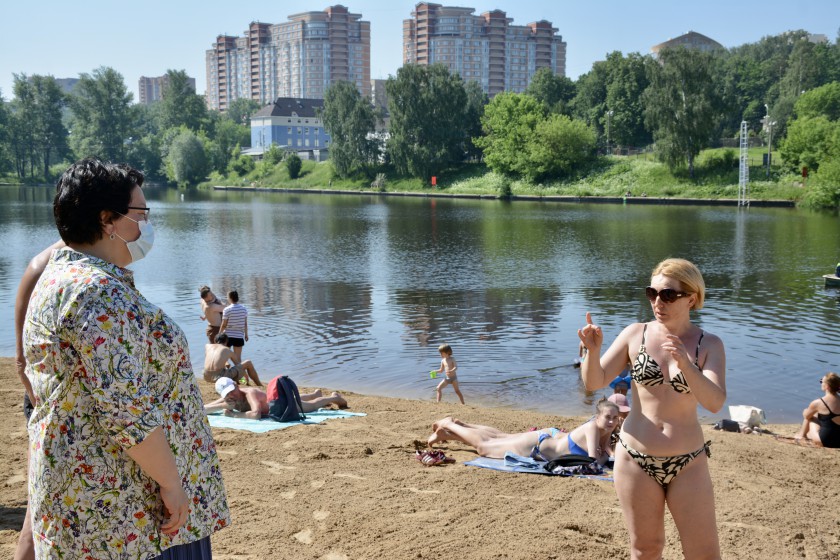 В Красногорске проверили готовность пляжей к купальному сезону