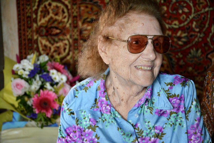 Эльмира Хаймурзина поздравила жительницу Красногорска со столетием