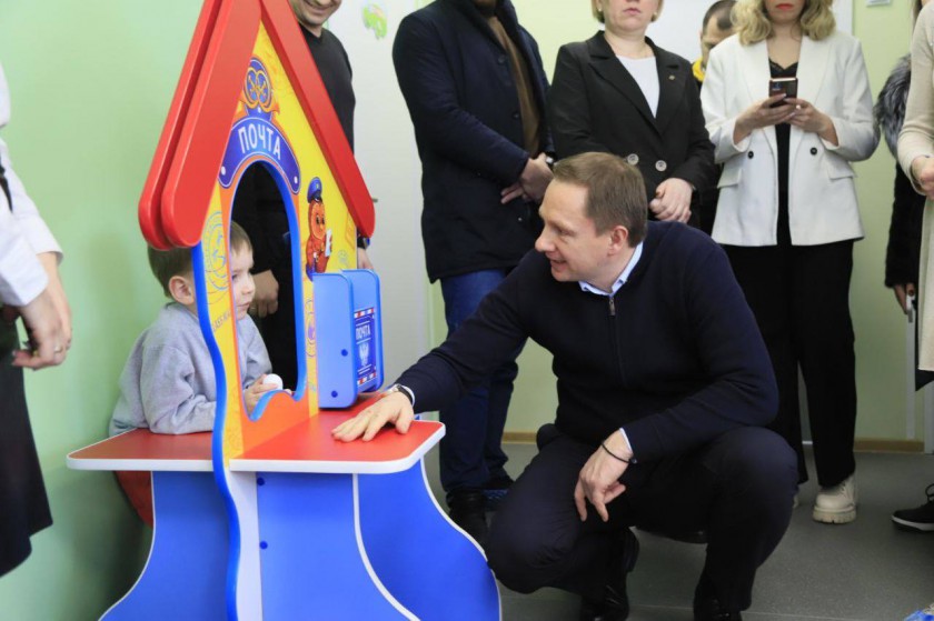 Дмитрий Волков открыл детский сад  в Глухово