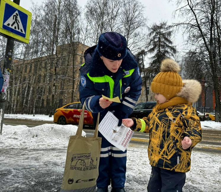 Сотрудники подмосковной Госавтоинспекции напомнили пешим участниками дорожного движения о строгом соблюдении ПДД