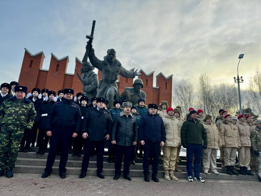 Госавтоинспекторы Московской области почтила память героев битвы под Москвой