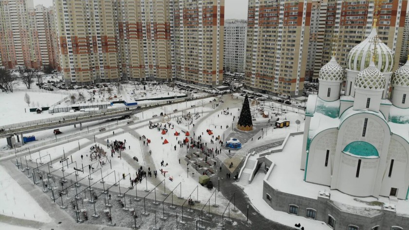 "Новогодние забавы" в Павшинской пойме