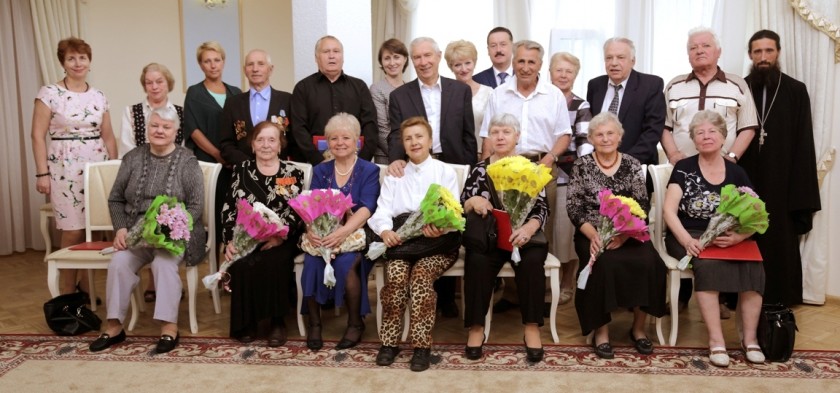Юбилеи супружеской жизни отпраздновали в Красногорском районе