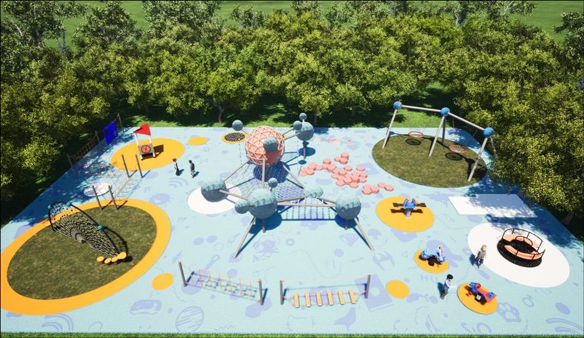 11 уникальных детских площадок устанавливают в парках Московской области