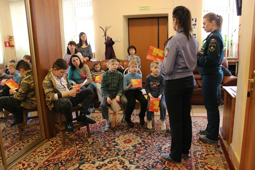 Учебная эвакуация в Красногорском  Социально-Реабилитационном Центре для детей Несовершеннолетних