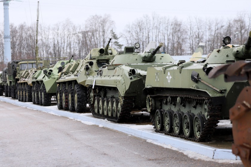 Парад военной техники прошёл в Красногорске