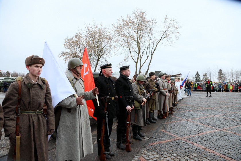 Парад военной техники прошёл в Красногорске