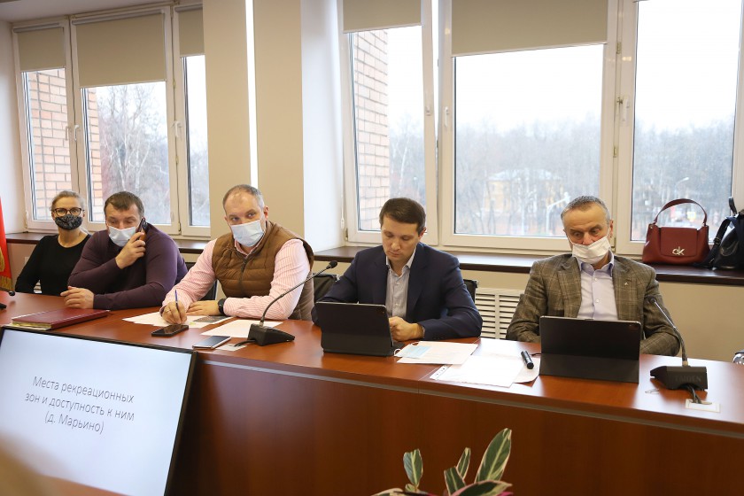 В администрации Красногорска провели встречу с жителями Марьино