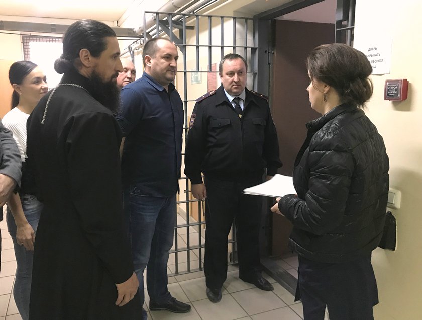 Общественники посетили изолятор временного содержания УМВД России по г.о. Красногорск
