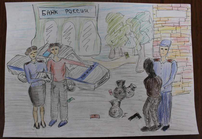 Сотрудники УМВД России по г.о. Красногорск и общественники подвели итоги конкурса детского рисунка «Мои родители работают в полиции»