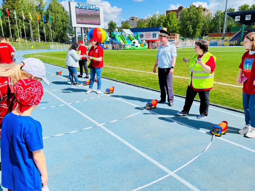 В Красногорске сотрудники Госавтоинспекции провели олимпиаду среди дошкольников