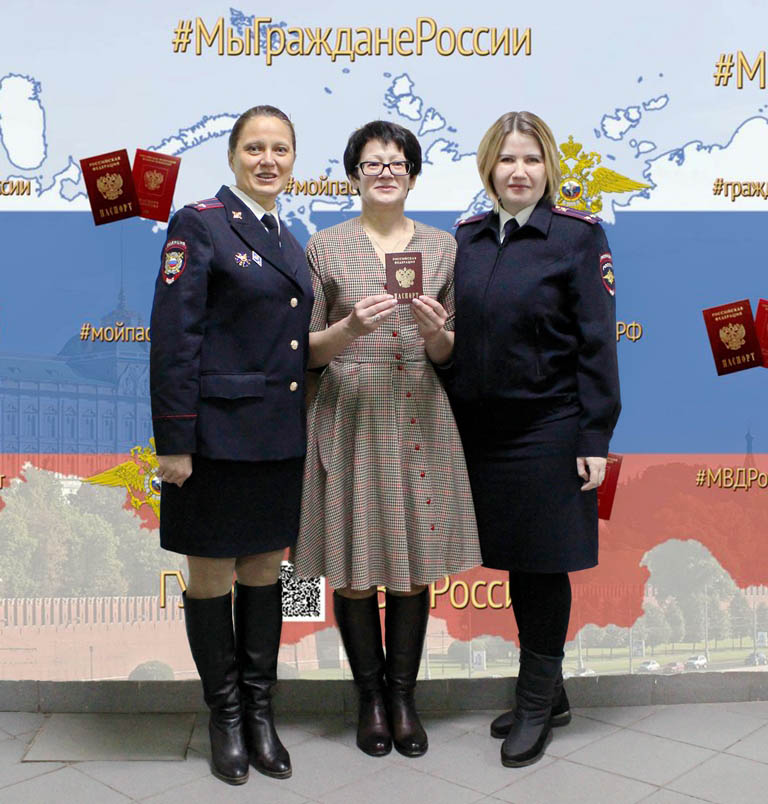 В Красногорске полицейские приняли участие в акции «Мы - граждане России»