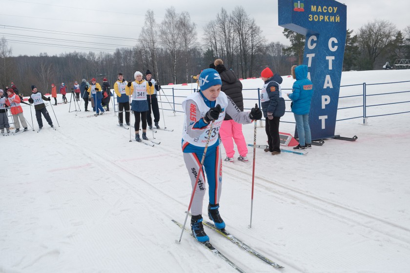 В Красногорске прошли соревнования по лыжным гонкам среди людей с ограниченными возможностями здоровья