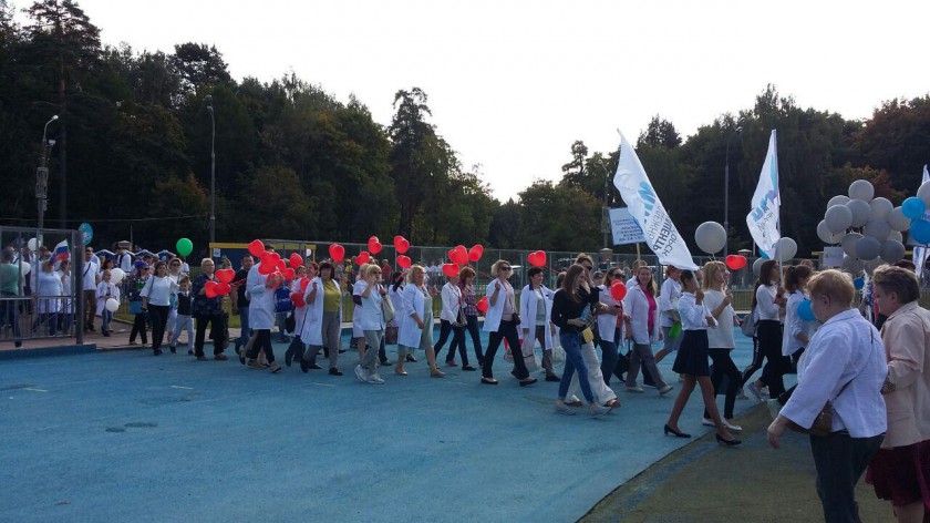Более 6000 красногорцев приняли участие в параде трудовых коллективов