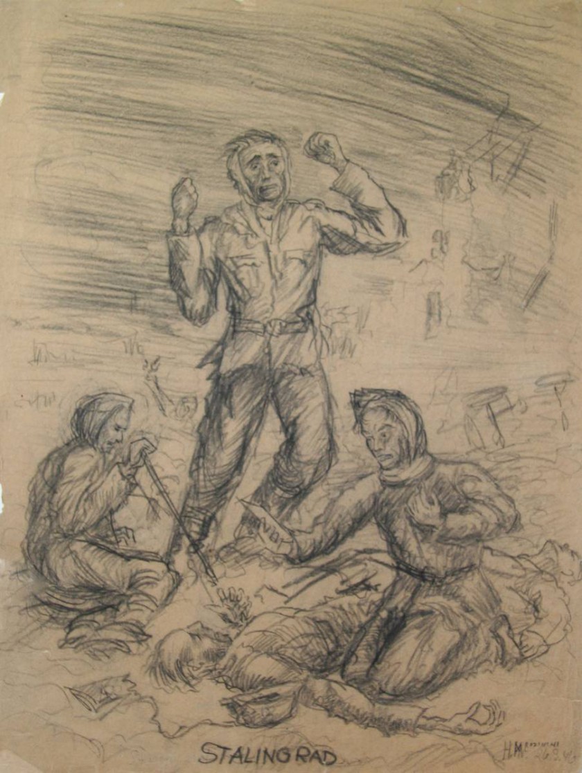 Красногорский филиал Музея Победы представит уникальные рисунки военнопленного