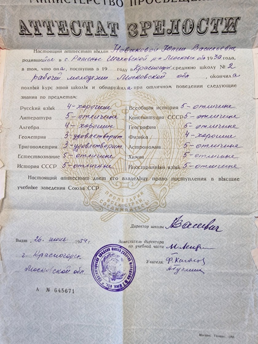 Житель Красногорска передал в архив Музея Победы уникальные экспонаты