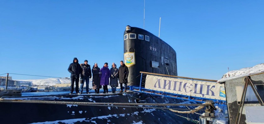 Делегация из Красногорска посетила подшефный корабль Северного флота