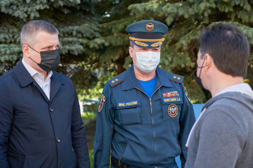 В Красногорске продолжают оказывать помощь постояльцам заведения, где ночью произошел пожар