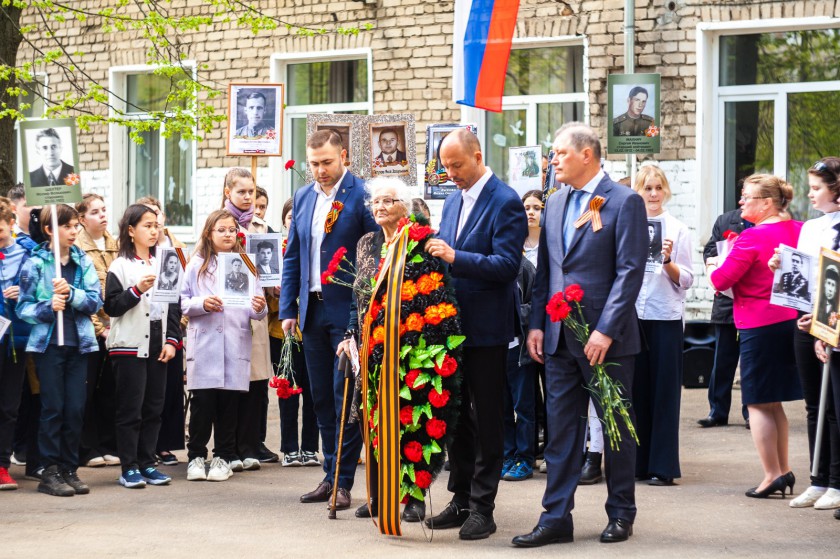 В Нахабинской школе №2 состоялось мероприятие в честь 78 – ой годовщины Победы в Великой Отечественной войне