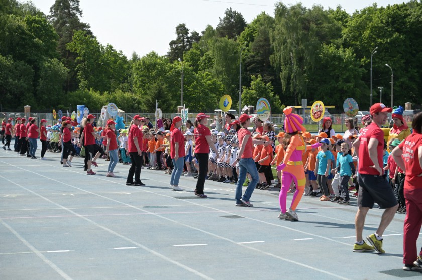 Почти 700 дошкольников Красногорска приняли участие в спортивном фестивале