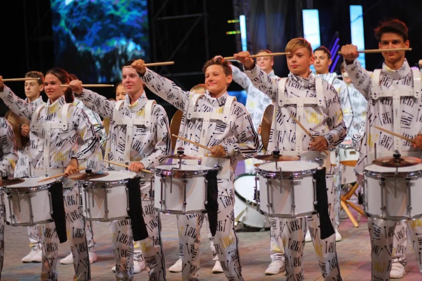 «Знаменские Барабанщики» из Красногорска выступили на гала-концерте всероссийского фестиваля в Крыму
