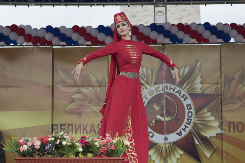 9 мая фестиваль «ВИВАТ, Победа!» принял Магас