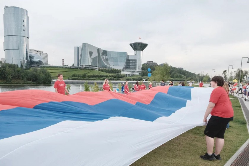 В Красногорске отметили День государственного флага Российской Федерации