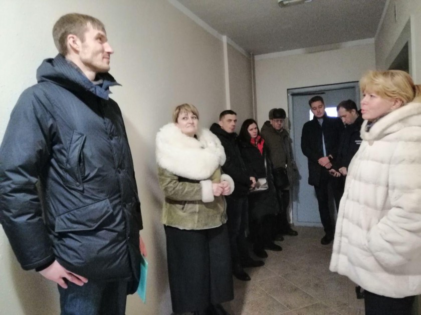 В Красногорске комиссия оценила ремонт подъезда, участвующего в областном конкурсе