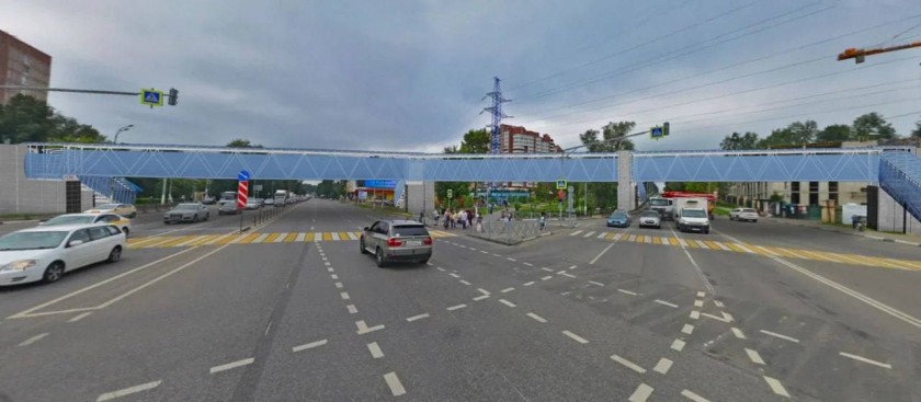 Надземный пешеходный переход построят в Красногорске над Волоколамским шоссе